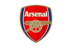 The Arsenal logo embodies the club's former scouting of players from the European Football Academy.