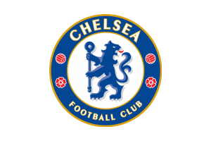 The Chelsea logo embodies the club's former scouting of players from the European Football Academy.