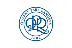 The Queens Park Rangers logo embodies the club's former scouting of players from the European Football Academy.