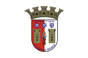 The Sporting Club de Braga logo embodies the club's former scouting of players from the European Football Academy.