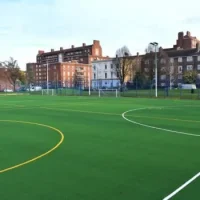 Football training session at Castlehaven Community Association in Camden Town
