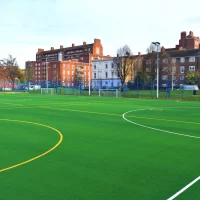 Football training session at Castlehaven Community Association in Camden Town
