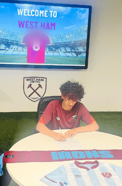 J signing for West Ham
